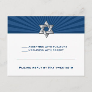 Invitación de Bar Mitzvah de Josiah Silver Estrell