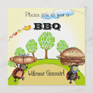 Invitación de barbacoa