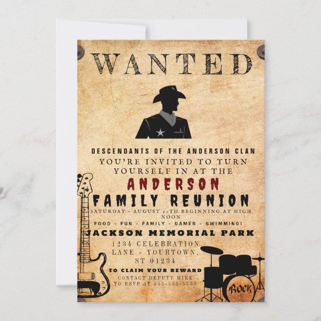 Invitación de Barbeque a la Reunión de Posters (Anverso)