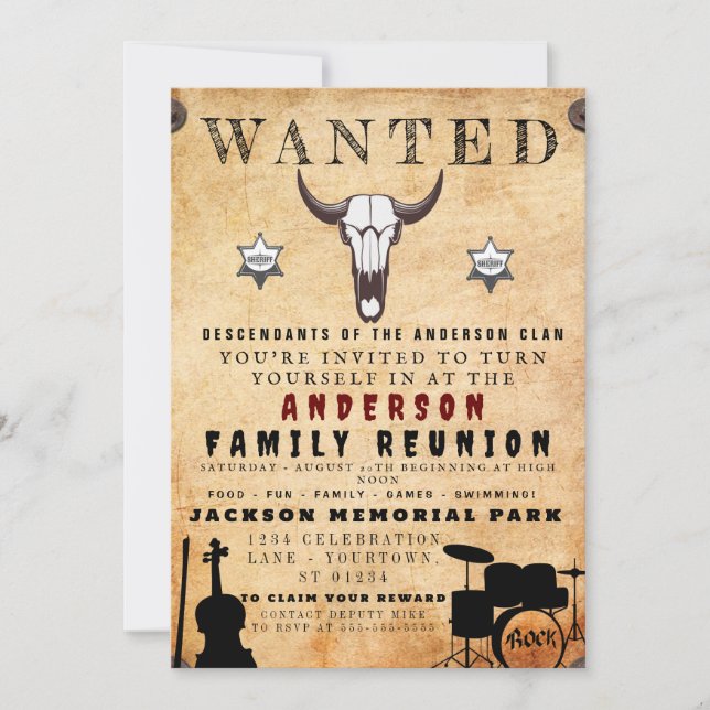Invitación de Barbeque a la Reunión de Posters (Anverso)