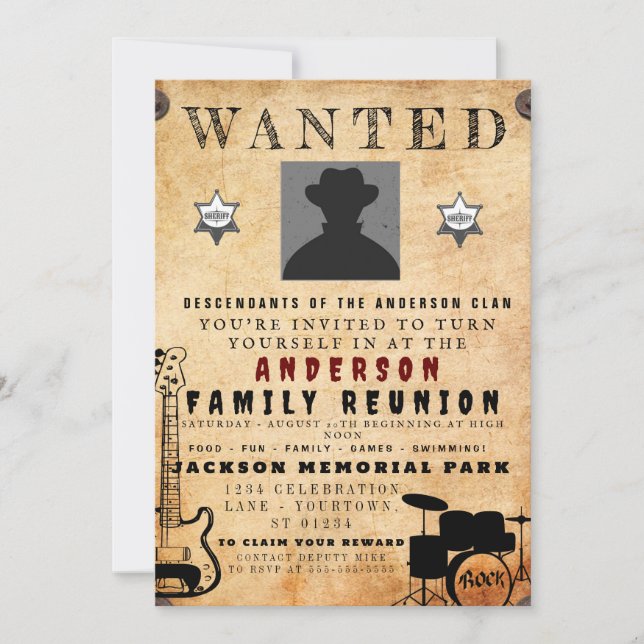 Invitación de Barbeque a la Reunión de Posters (Anverso)