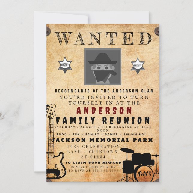 Invitación de Barbeque a la Reunión de Posters (Anverso)