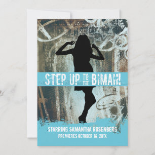 Invitación de Bat Mitzvah Fiesta de Baile en el Ci