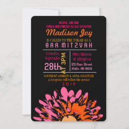 Invitación de Bat Mitzvah SO PRETTY DAISY