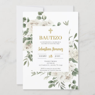 Invitación de bautismo en español