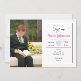 Invitación de Bautizo