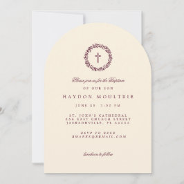 Invitación de Bautizo