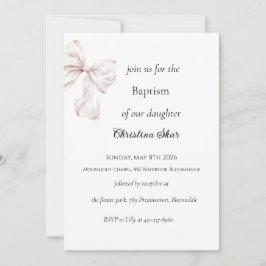 Invitación de Bautizo con Arco