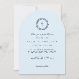 Invitación de Bautizo Marina