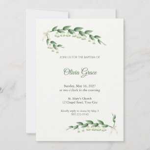 Invitación de Bautizo Sello de Salomón
