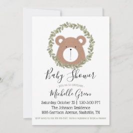 Invitación de Bear Baby Shower