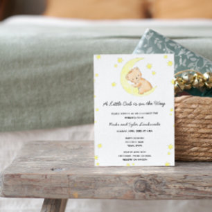 Invitación de Bear Baby Shower