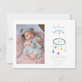 Invitación de bebé de bebé móvil