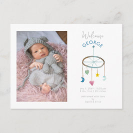 Invitación de bebé de bebé móvil