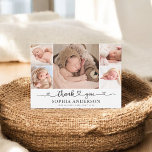 Invitación de bebé de Heart Photo You<br><div class="desc">El anuncio de Nacimiento Bebé muestra 6 fotos.</div>