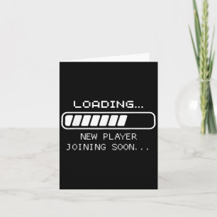 Invitación de bebé para juegos, cargando Joini nue