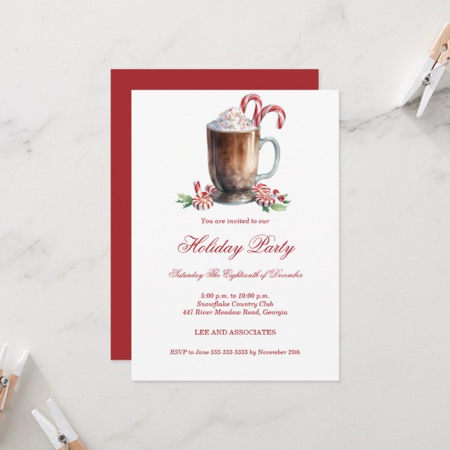 Invitación de bebida de dulce trato de fiesta de N (Anverso/Reverso In Situ)