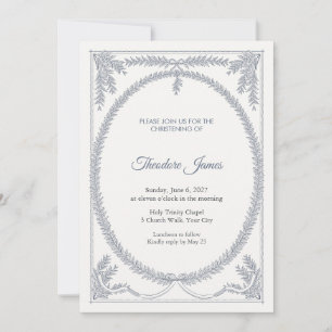 Invitación de Bendición Rosario Bautizo