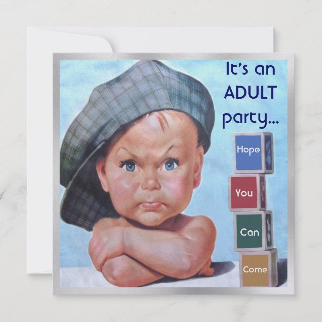 Invitación de Beret Baby (Anverso)