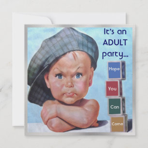 Invitación de Beret Baby
