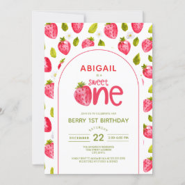 Invitación de Berry First Birthday