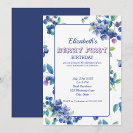 Invitación de Berry First Birthday