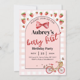 Invitación de Berry First Birthday