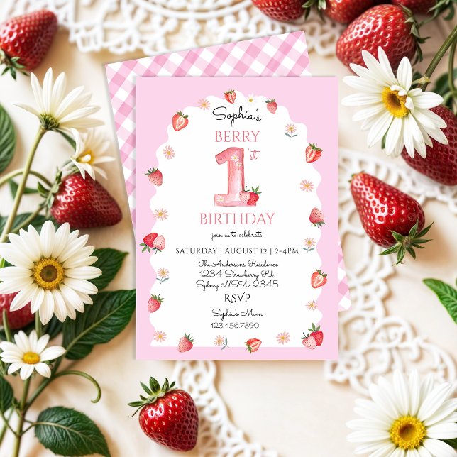 Invitación de Berry First Birthday (Subido por el creador)