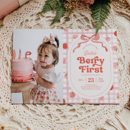 Invitación de Berry First Birthday