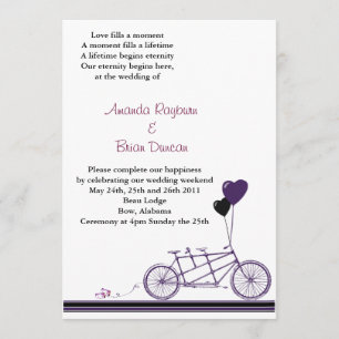 Invitación de bicicleta