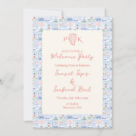 Invitación de bienvenida a la fiesta de Nantucket