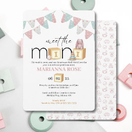 Invitación de Bienvenida al Mini Pink Baby