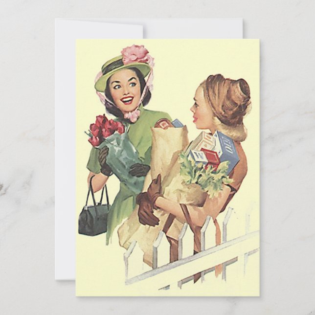 Invitación de bienvenida de amigos de sorpresa en  (Anverso)