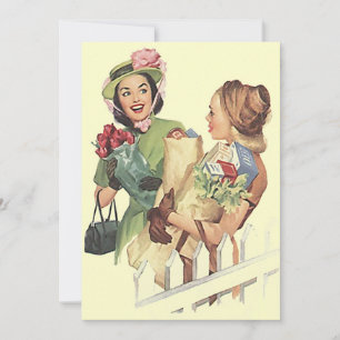 Invitación de bienvenida de amigos de sorpresa en