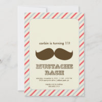 invitación de bigote