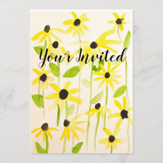 Invitación de Black-Eyed-Susan