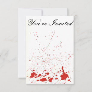 Invitación de Bloodsplatt