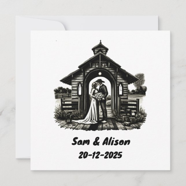 Invitación de boda (Anverso)