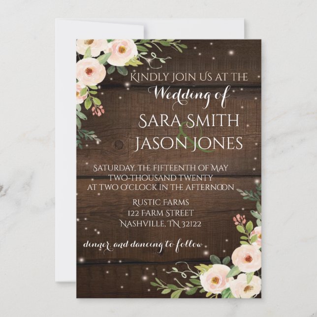 invitación de boda (Anverso)