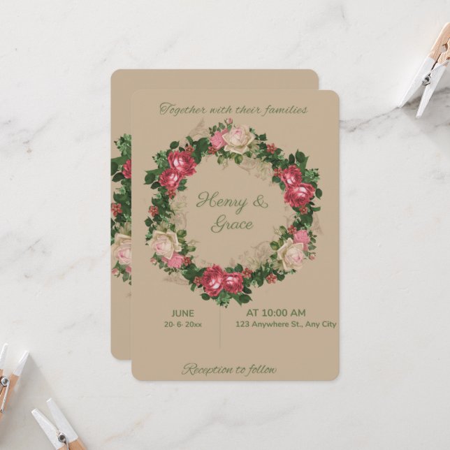Invitación de Boda (Anverso/Reverso In Situ)