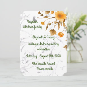 Invitación de boda 