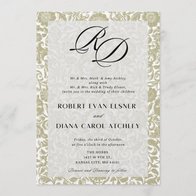 Invitación de Boda (Anverso)
