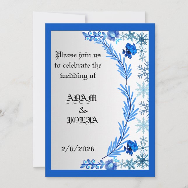 Invitación de Boda (Anverso)