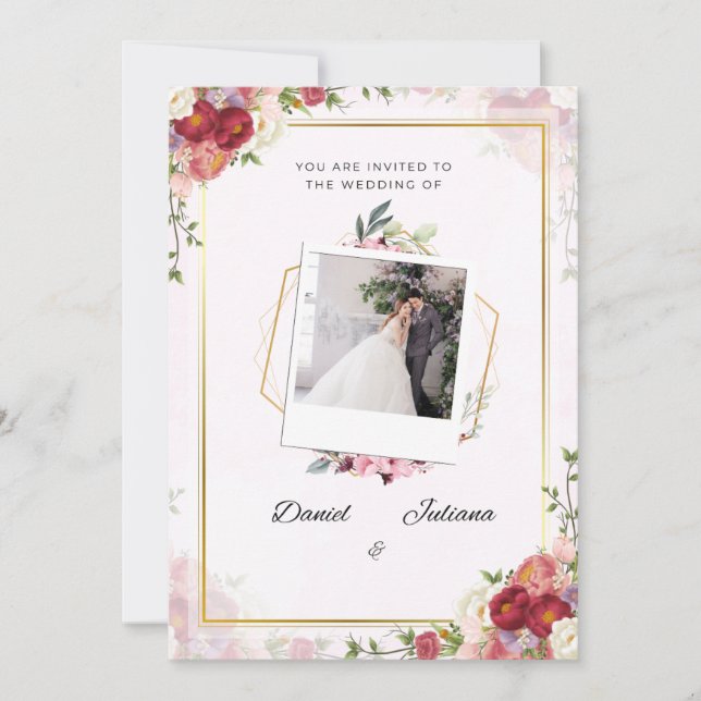 invitación de boda (Anverso)