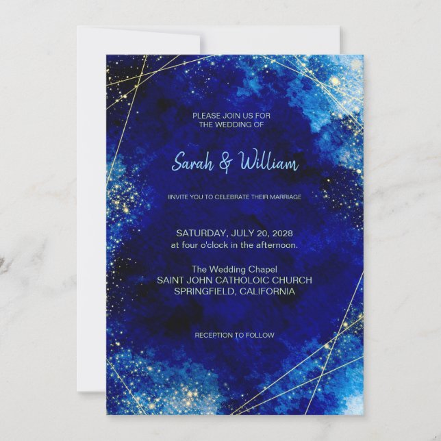 Invitación de Boda  (Anverso)