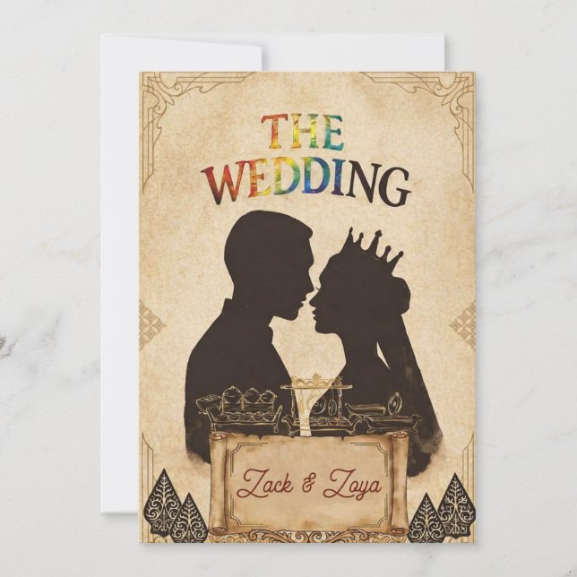 Invitación de Boda  (Anverso)