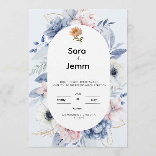 Invitación de Boda (Anverso)