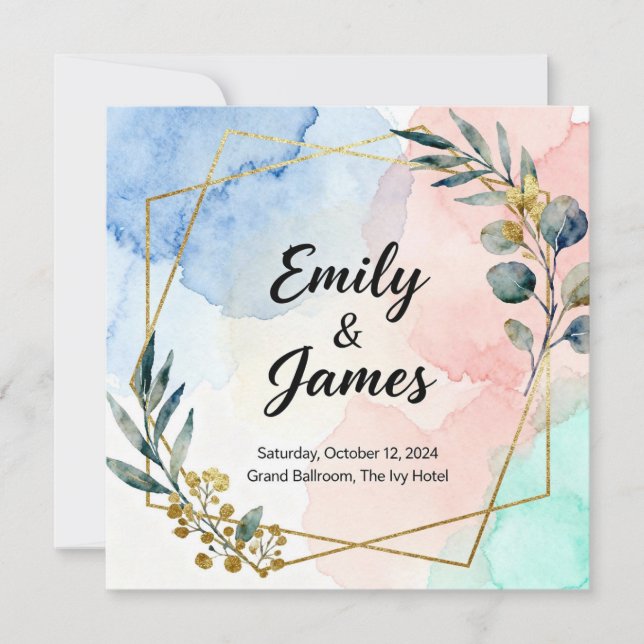 invitación de boda (Anverso)