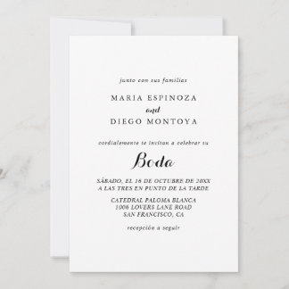 invitación de boda