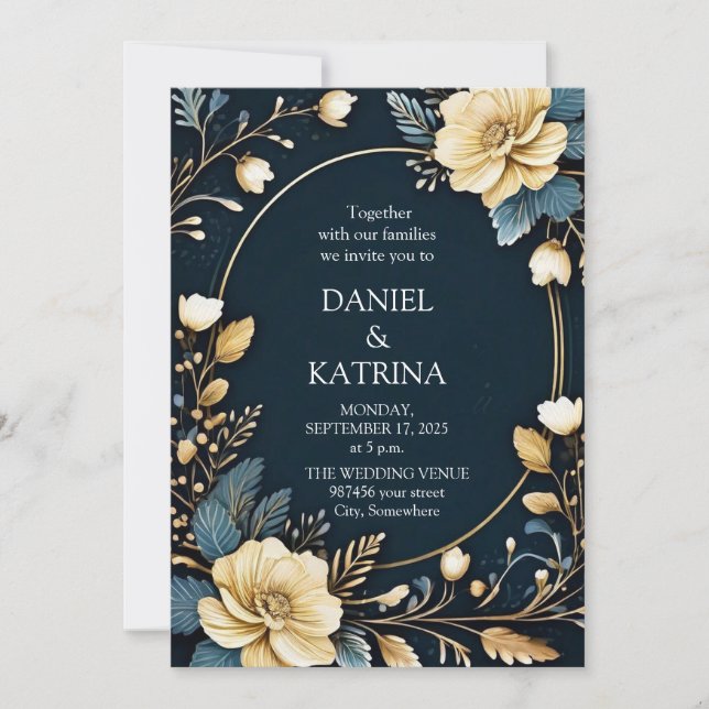 invitación de boda (Anverso)